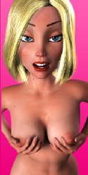 3D Katie - chica rubia virtual